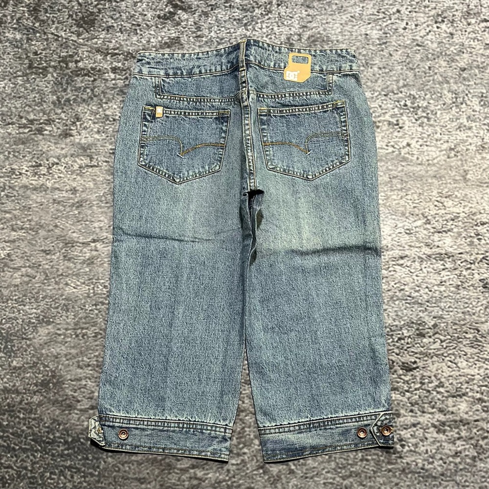 NWT‎ DC Capri Jeans Womens 7 (30x17) Blue Denim Vintage Y2K